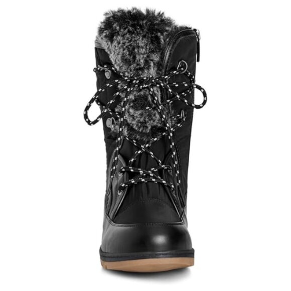 AVENUE Women's Wide Fit Sonya Cold Weather Fashion Boot Size 12 W BLACK - Picture 2 of 5